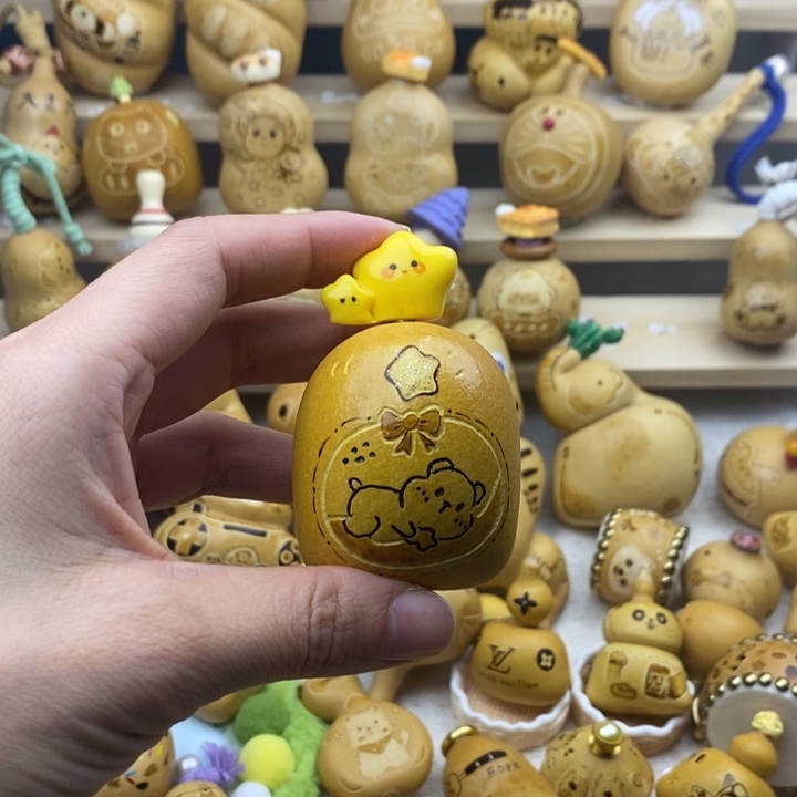 布袋小熊旋转镶口