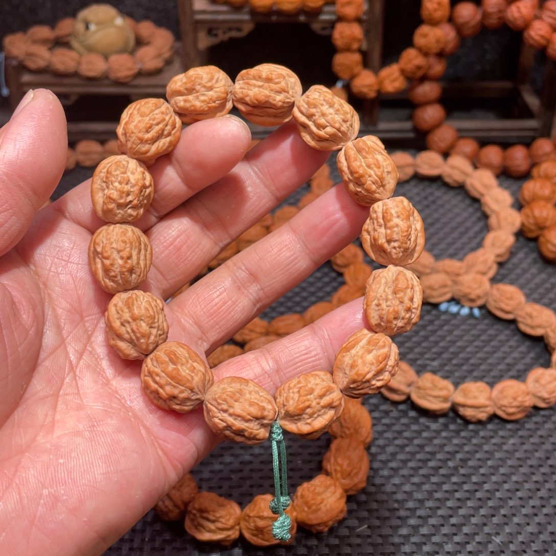 文玩核桃手串原生态嵩山 老树蛤蟆头