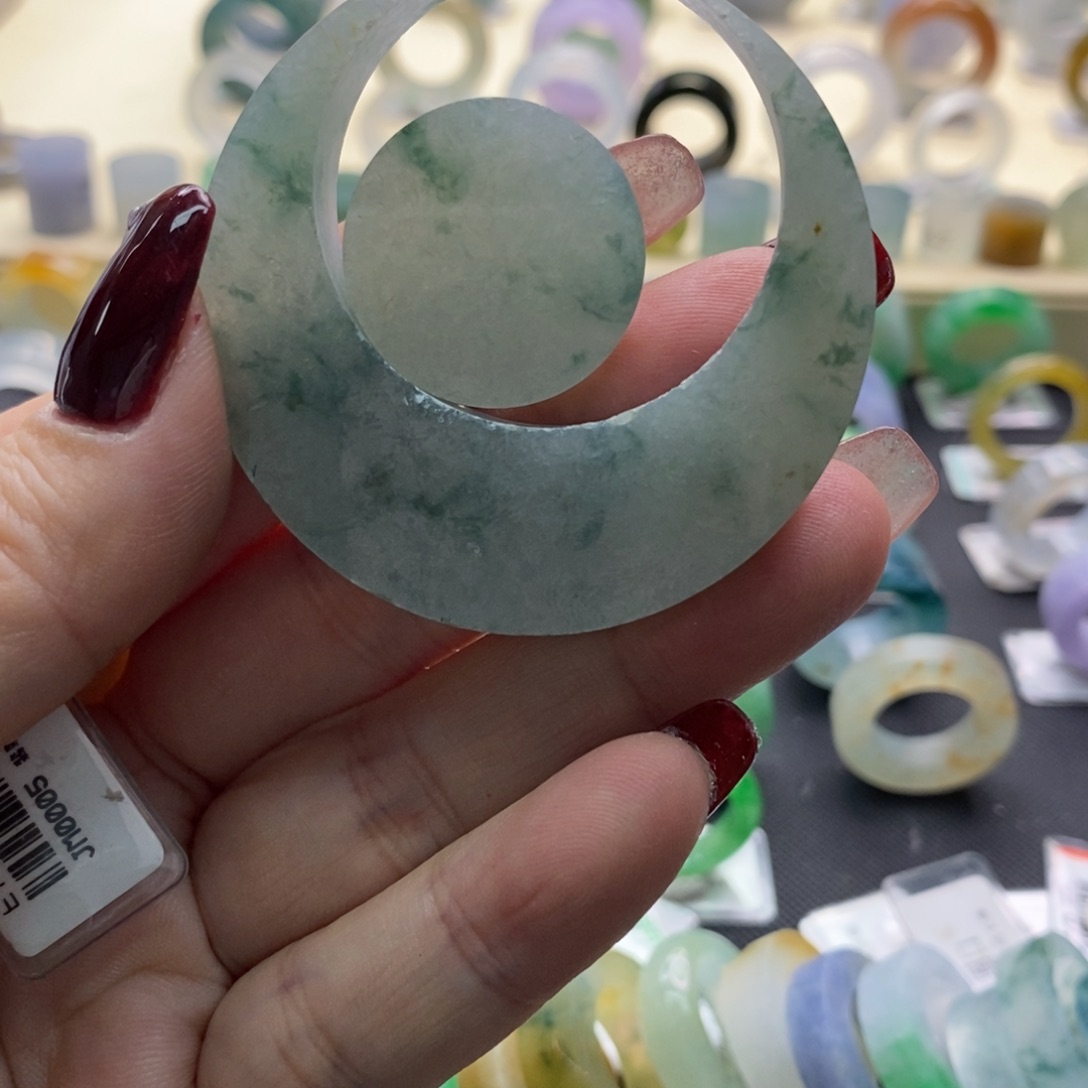 定制翡翠未镶嵌C****张翡翠戒指