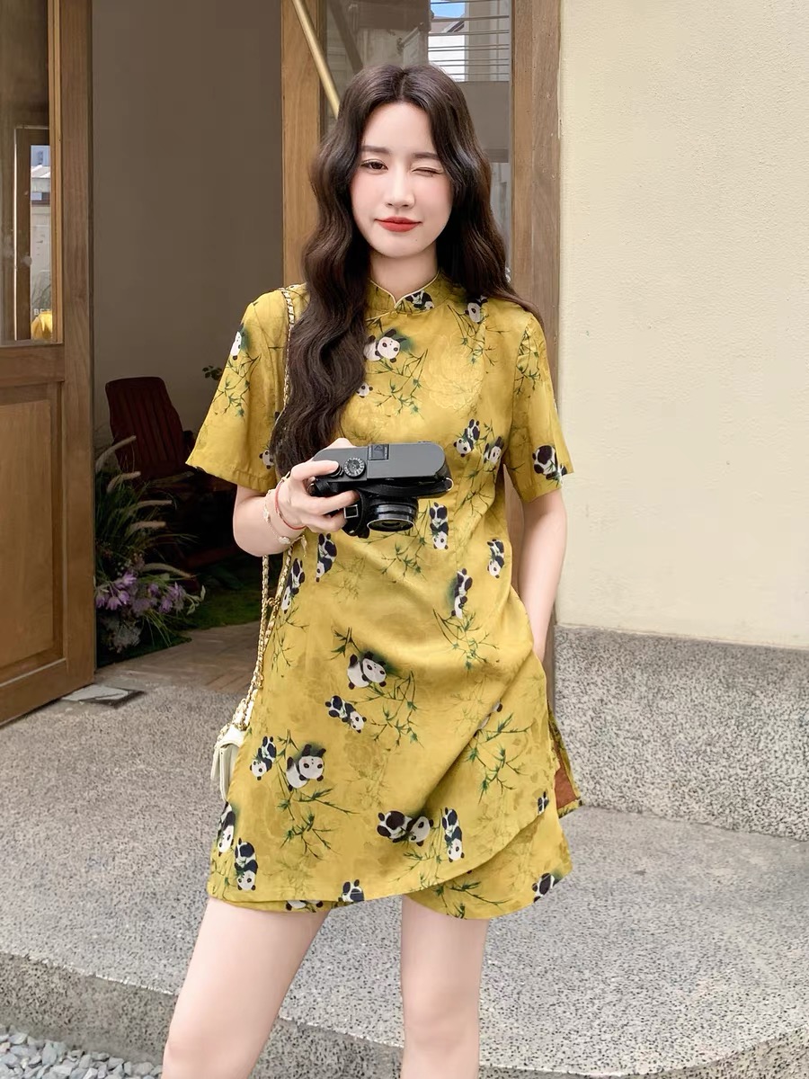 新中式中长款薄款常规款ins女装短款上衣气质