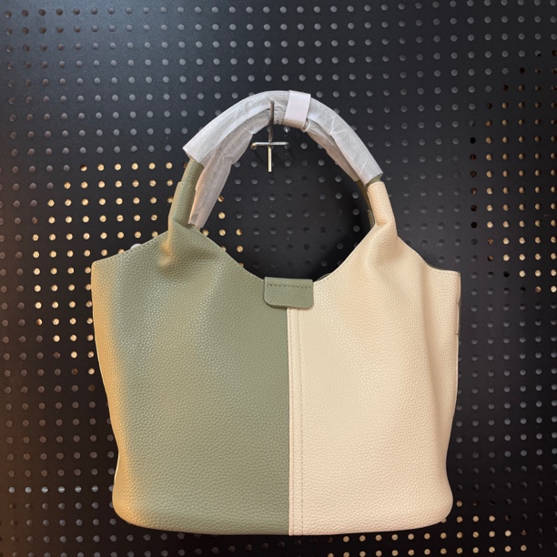 绿色拼接色休闲百搭经典女款包