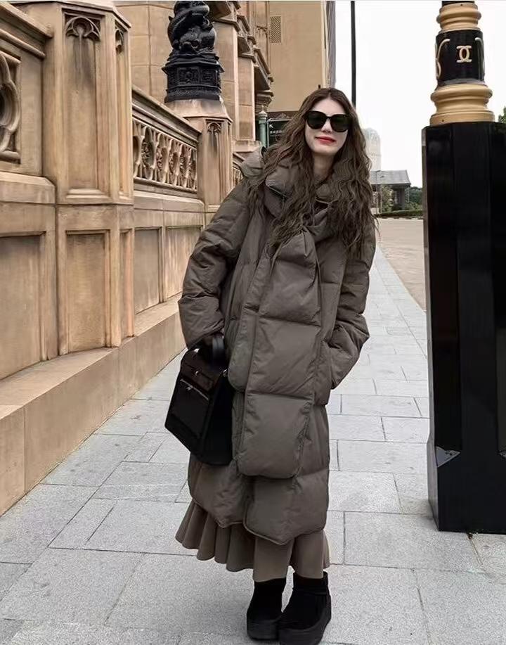 立领宽松羽绒时尚立领宽松加厚百搭冬季潮流