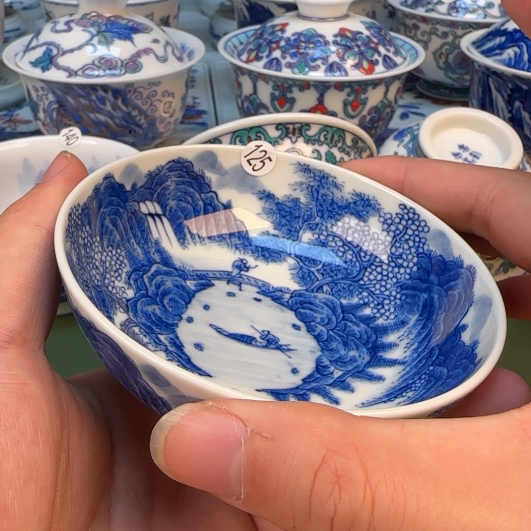 彦祖纯手工手绘茶具125