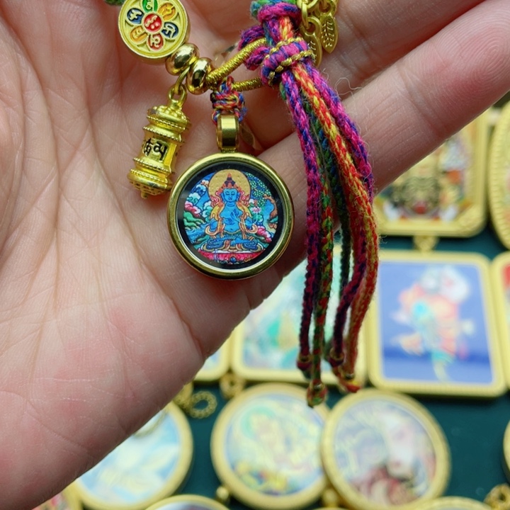 吊坠我直播间唐卡绘画艺术马