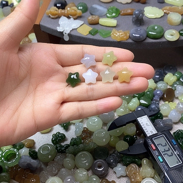 未镶嵌和田玉挂件星星98一个多样性发其一