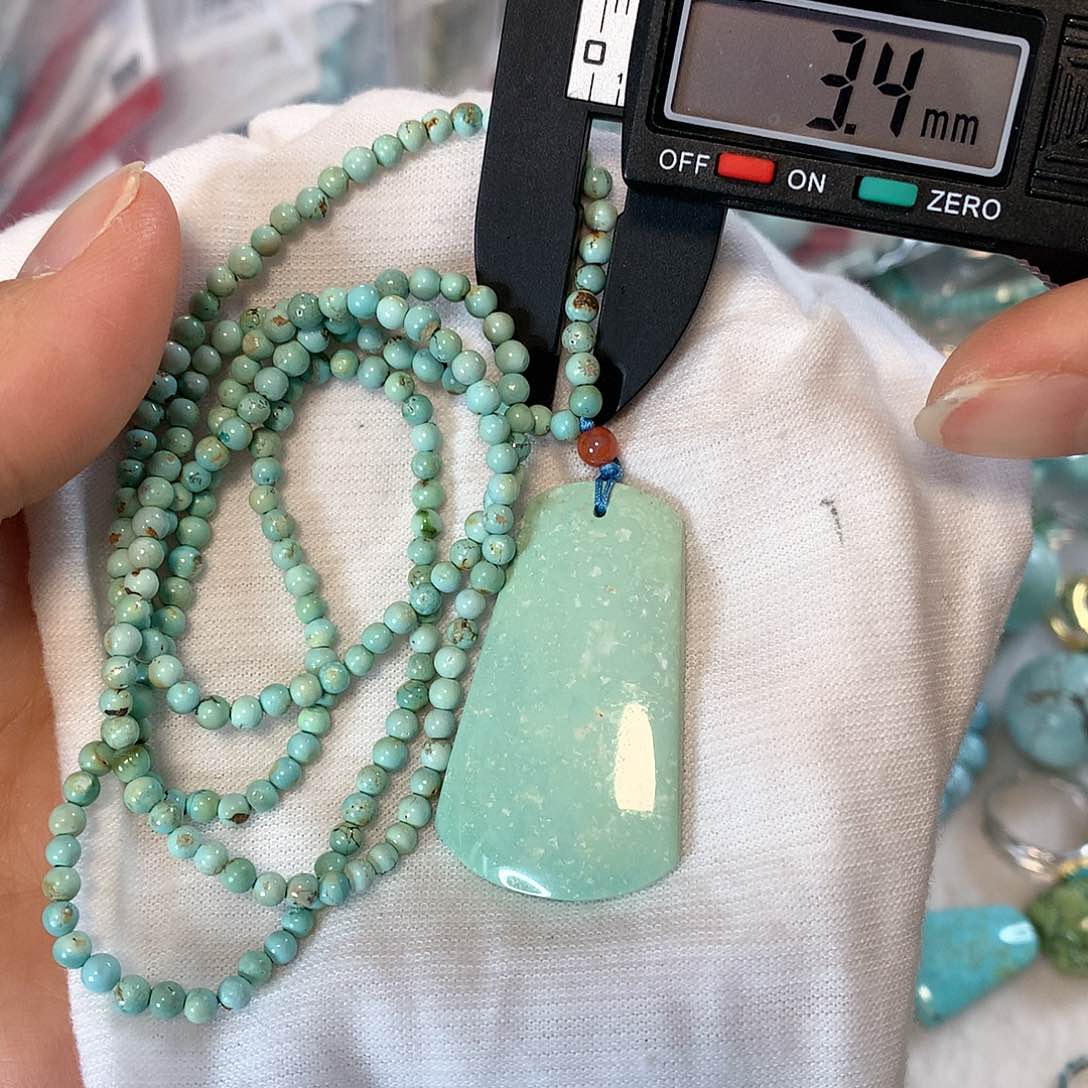 绿松石珠宝半成品未镶嵌