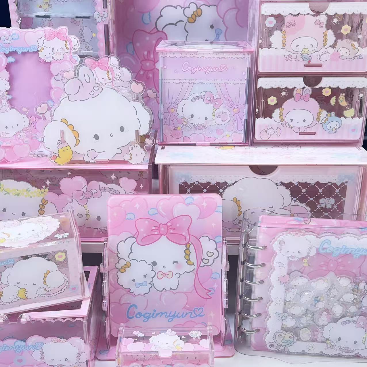 小麦云亚克力DIY收纳周边