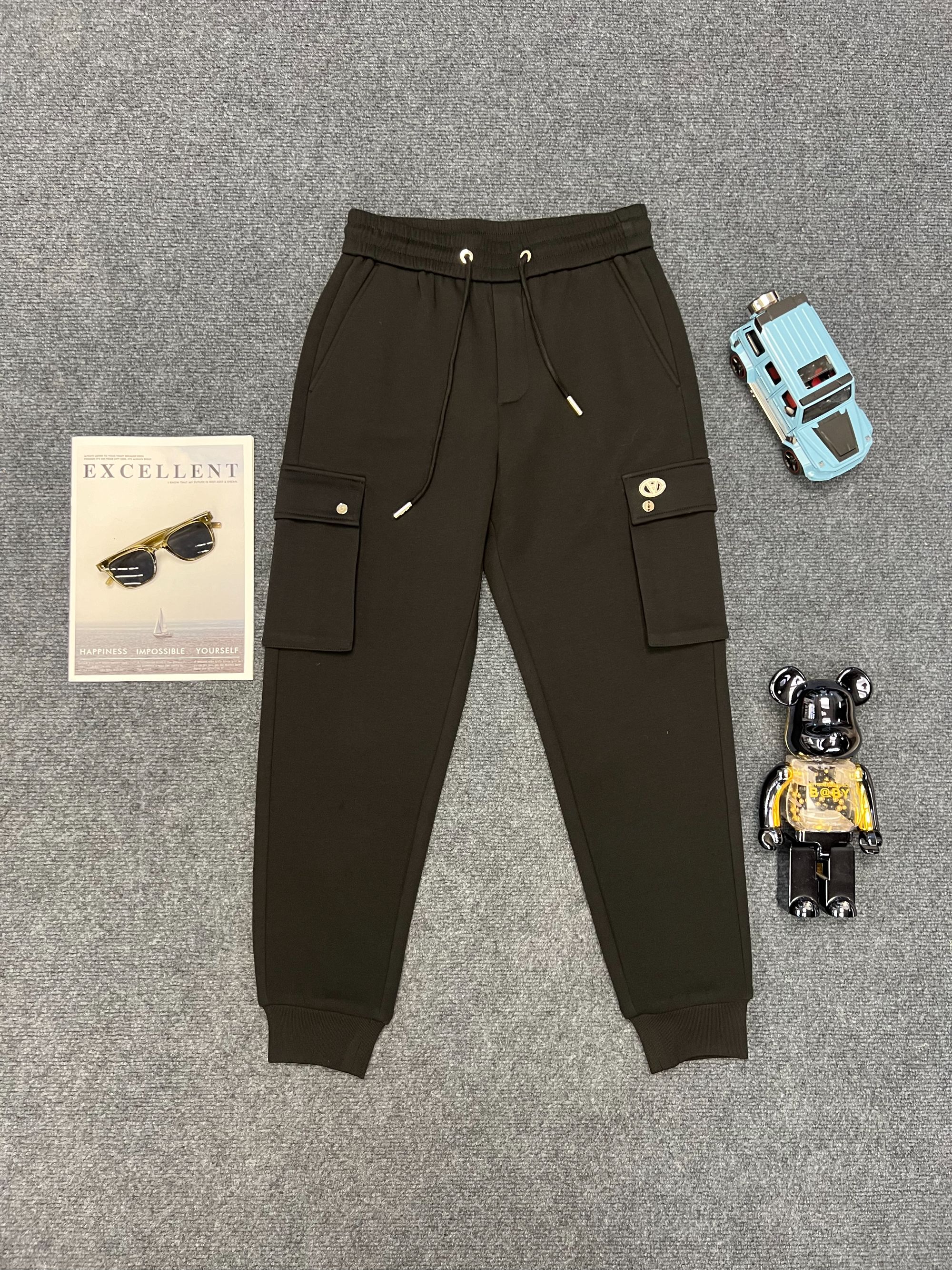 18567秋冬男士欧货时尚百搭加绒休闲裤