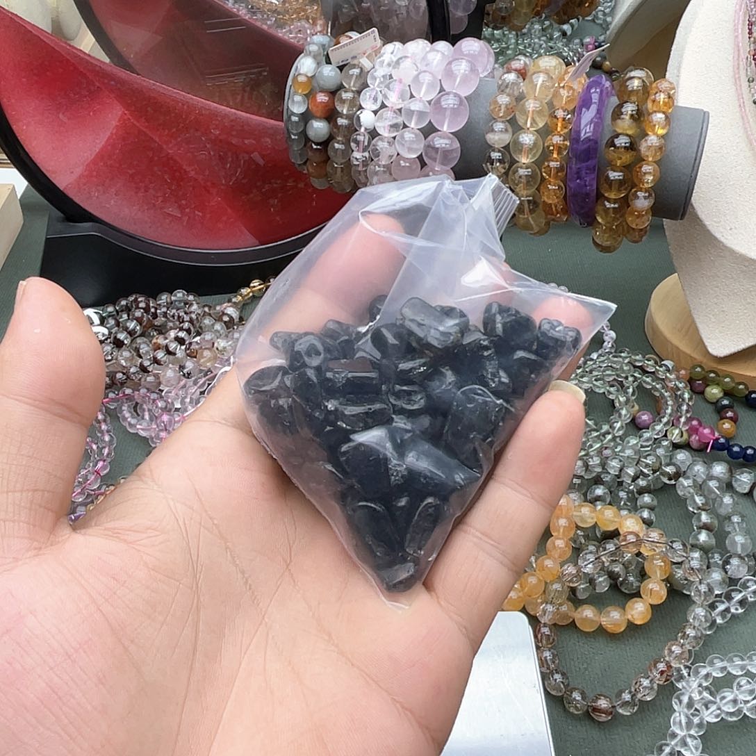 未镶嵌手链水晶用****4黑发晶碎石