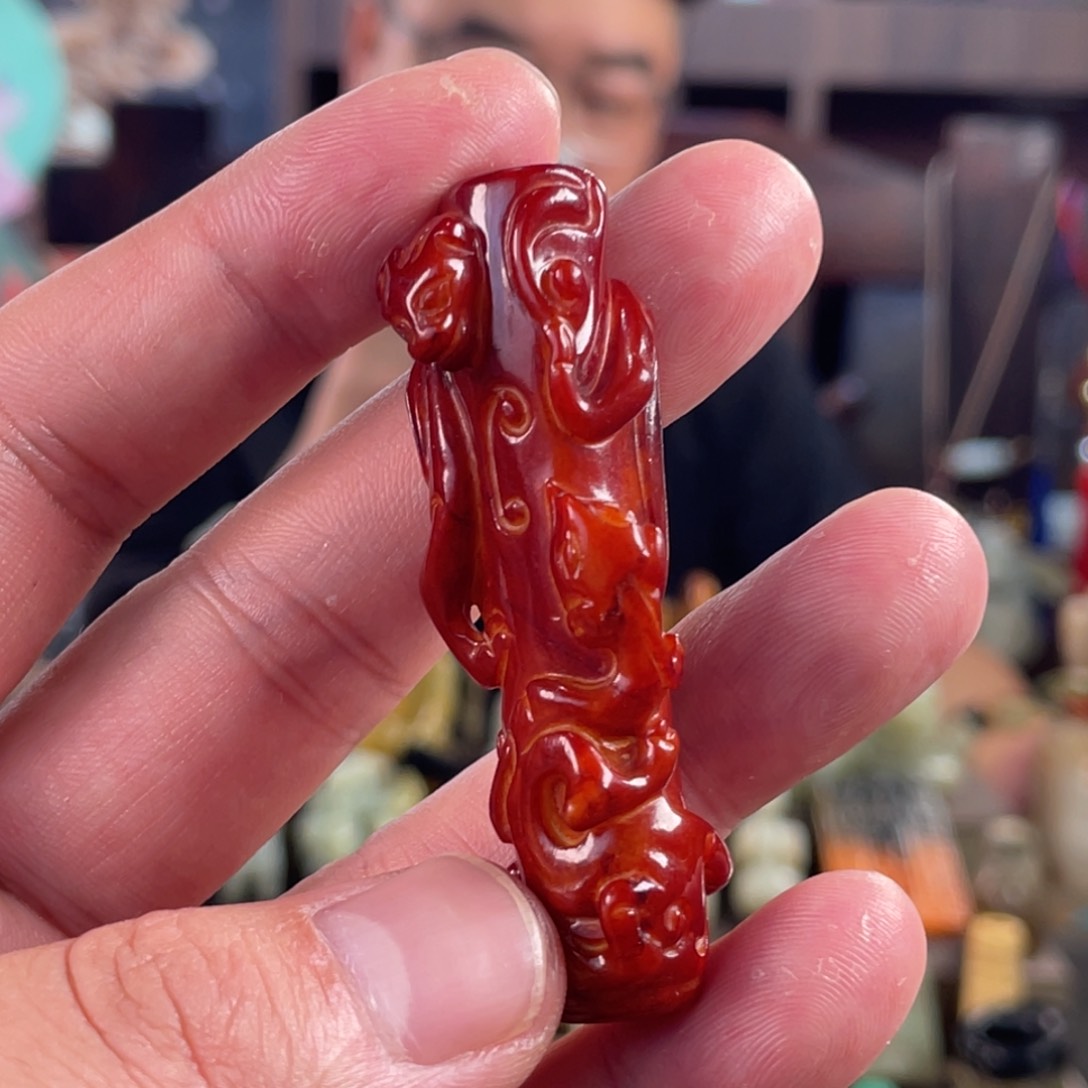 非***智和田玉未镶嵌挂件