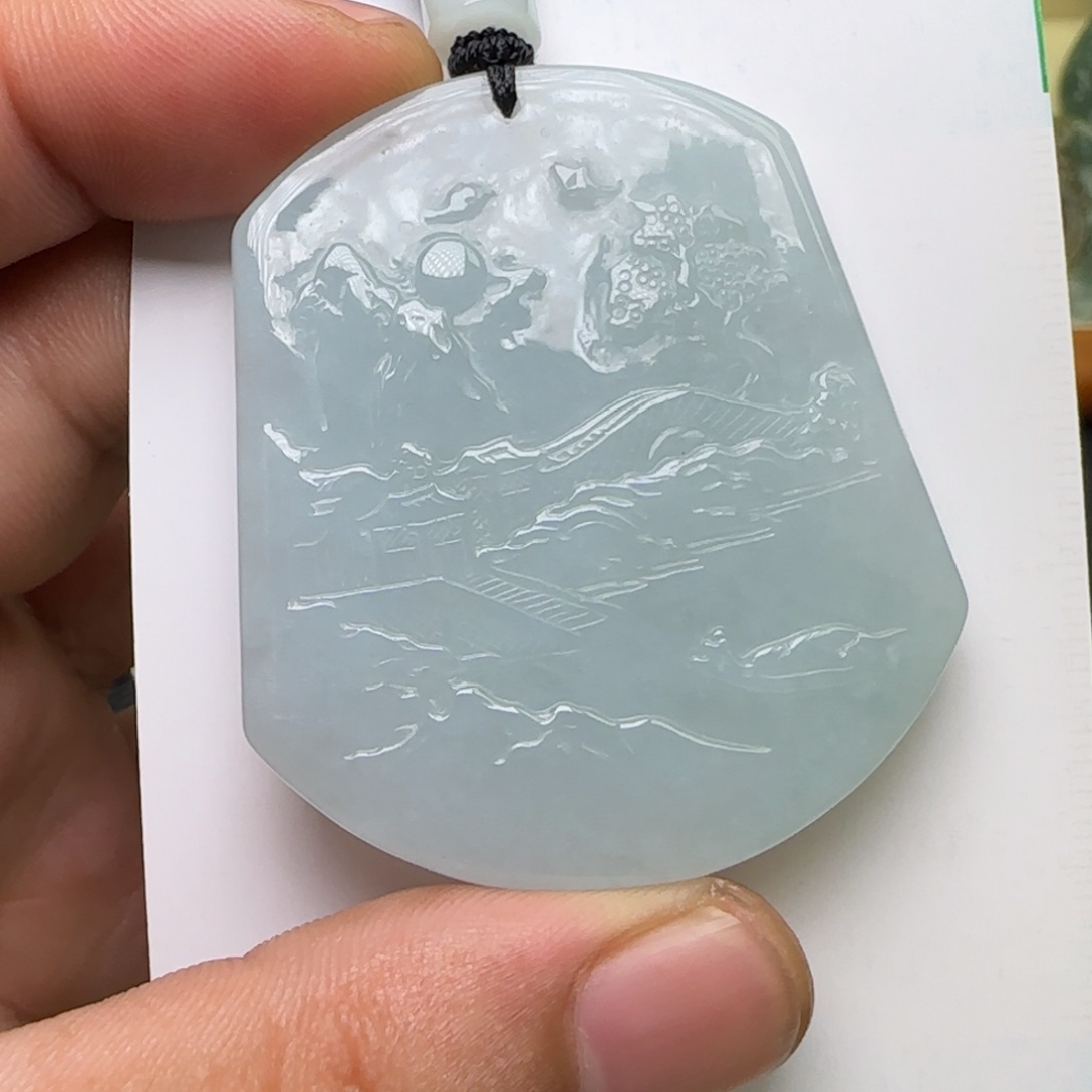 翡翠未镶嵌颈饰翡翠