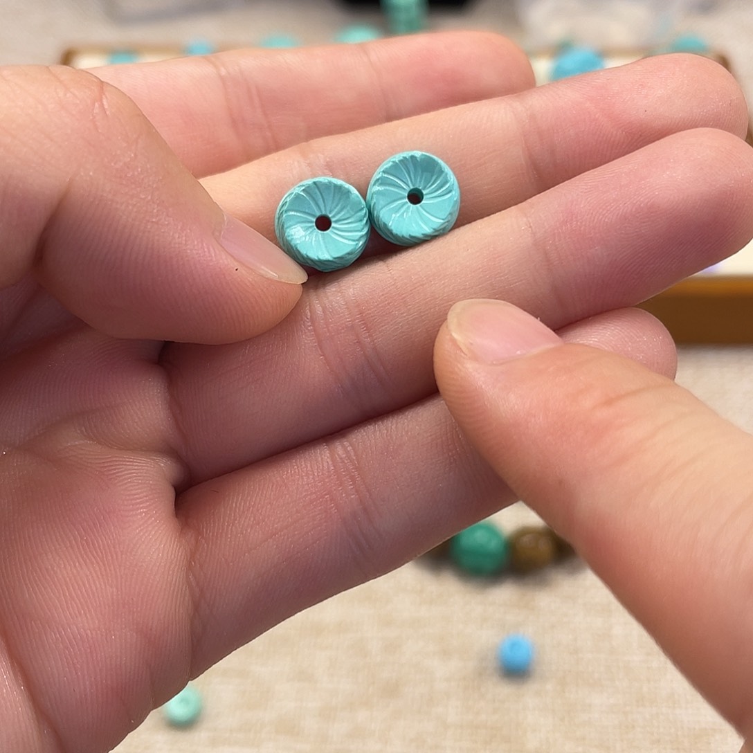 原生态湖北松配饰，直径10