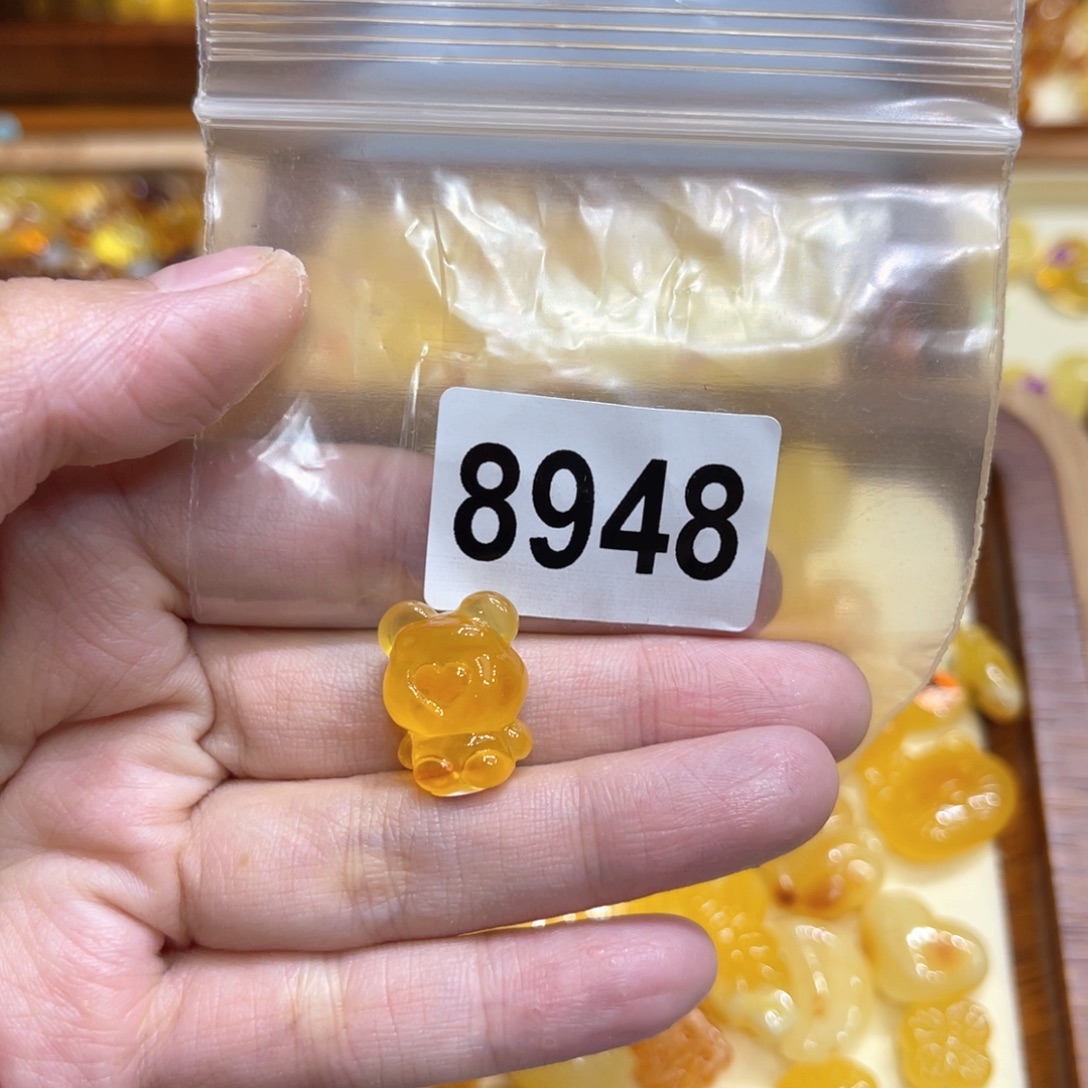 琥珀颈饰未镶嵌蜜蜡