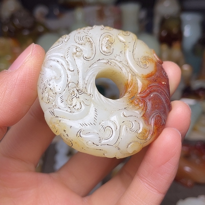 六***顺和田玉未镶嵌挂件