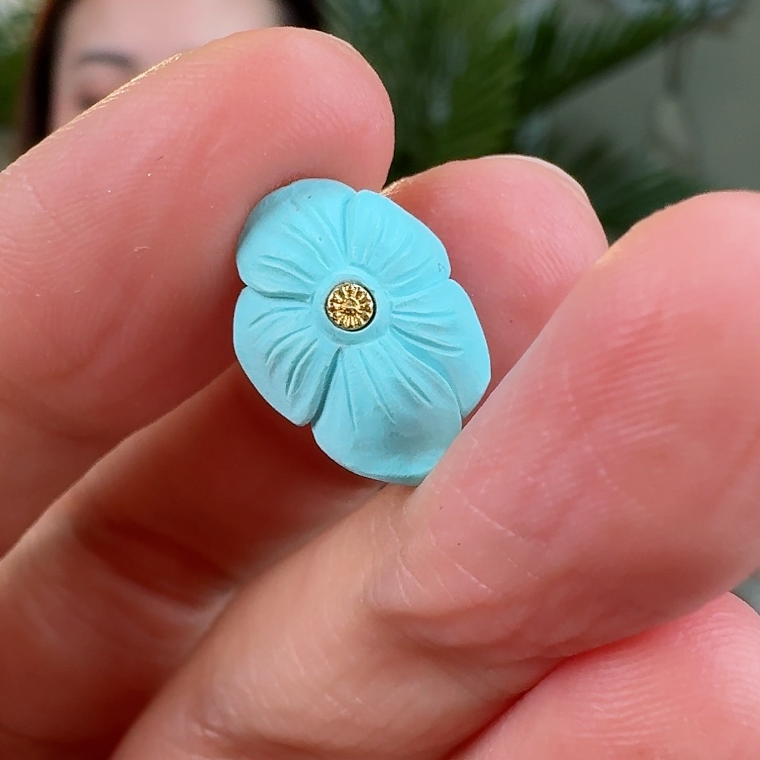 绿松石珠宝奇石未镶嵌