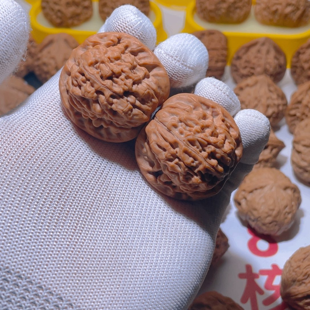 顽***果文玩核桃吊坠文玩核桃全品莲花38