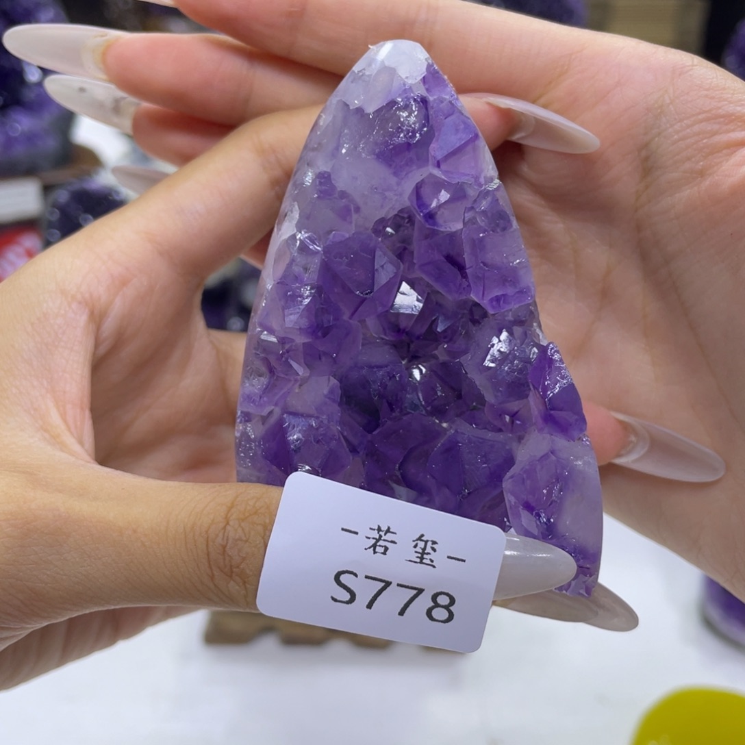 未镶嵌紫晶大型摆件（非配饰）乌拉圭紫水晶摆件S778