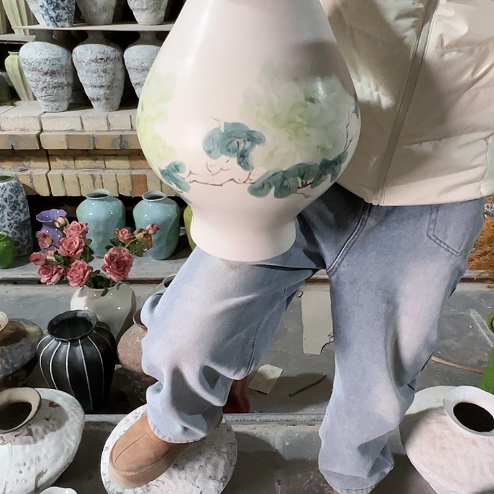陶摆件景德镇陶瓷花瓶瑕疵专场