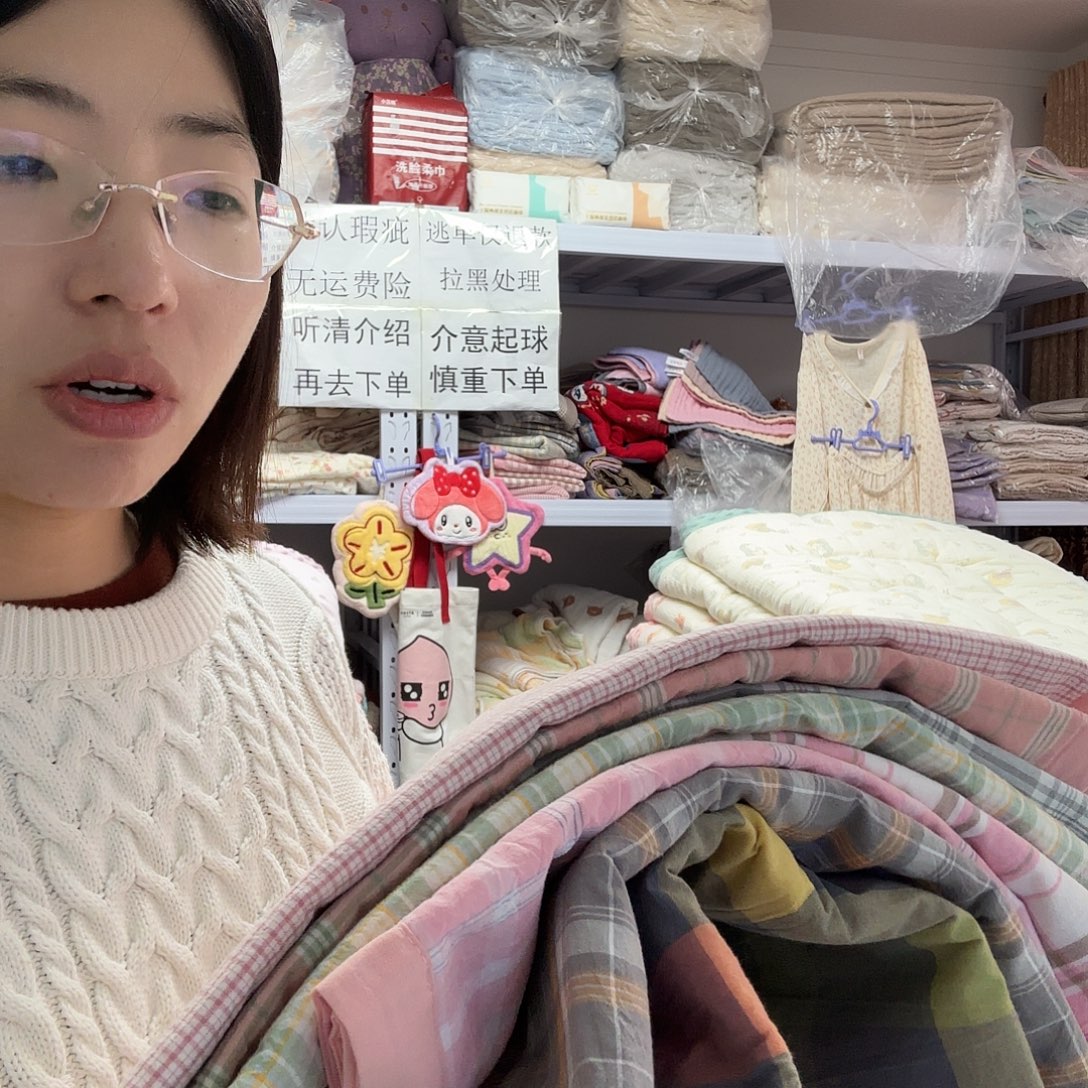 棉不挑颜色纯棉格子大枕套