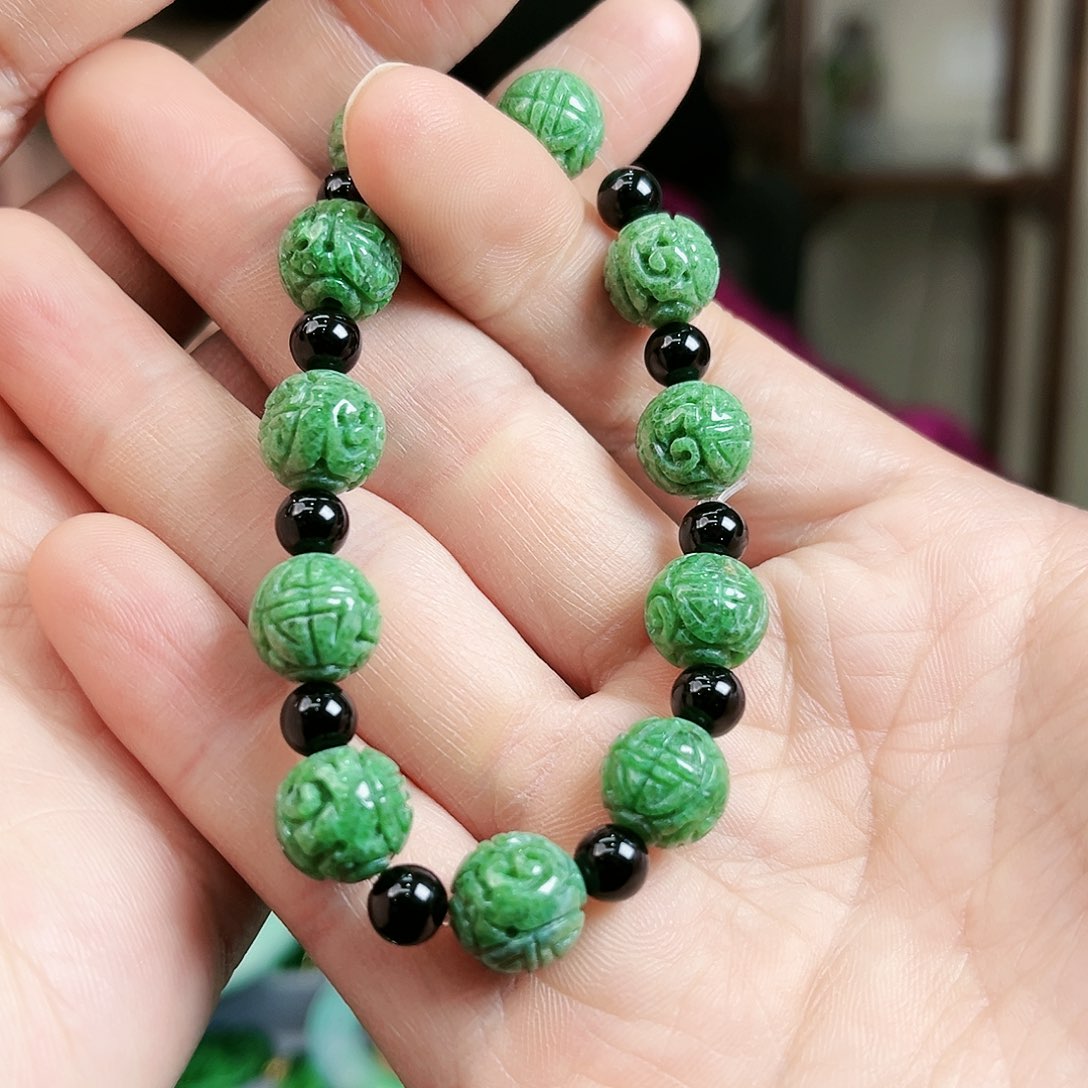 翡翠手链未镶嵌手链