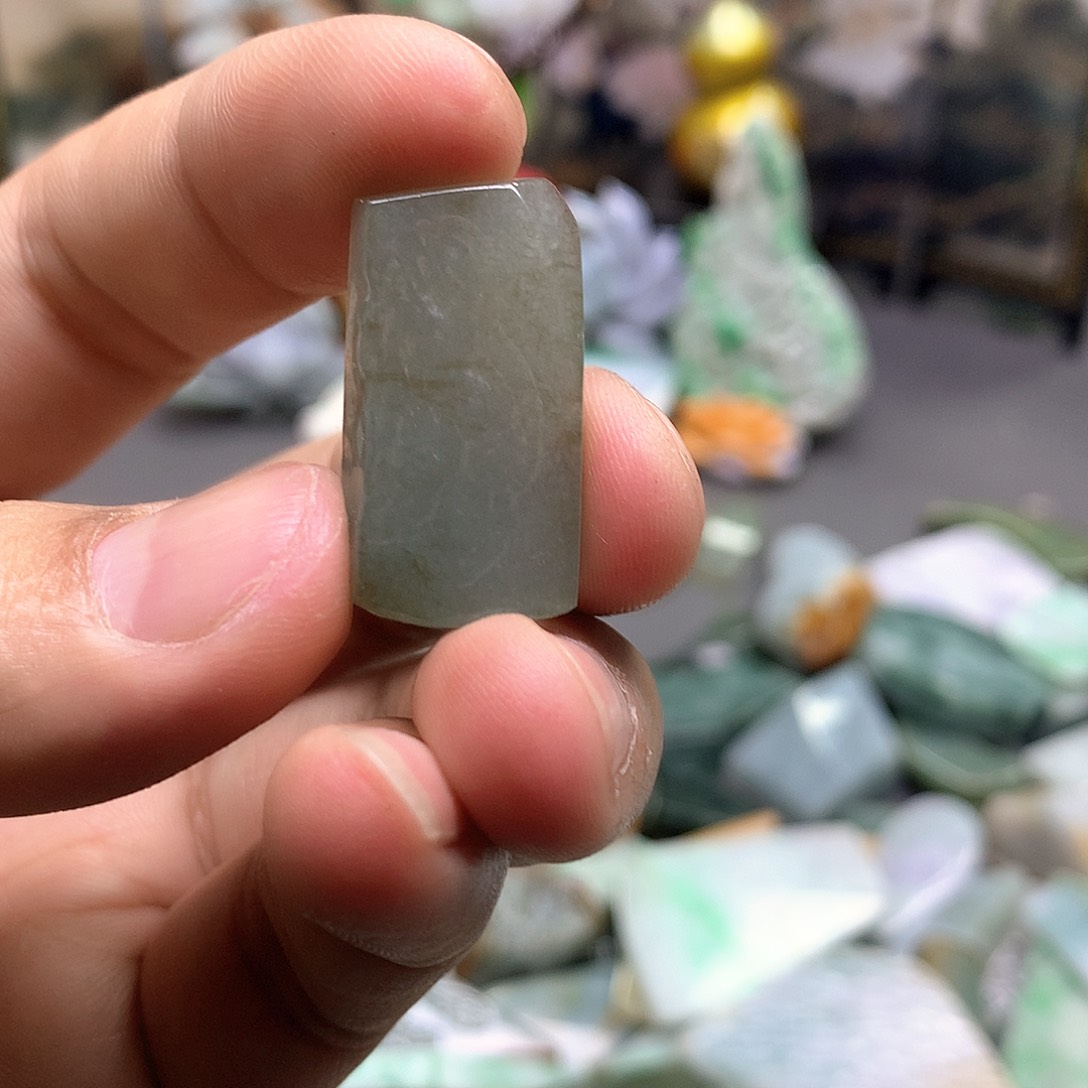 翡翠耳饰未镶嵌甜*哥翡翠