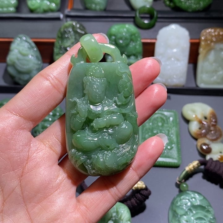 和田玉挂件未镶嵌