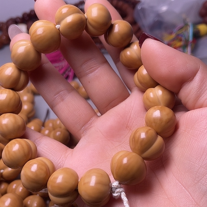 默***默手串猴头核桃16尺寸镜面柯基屁桃手持全品无暇