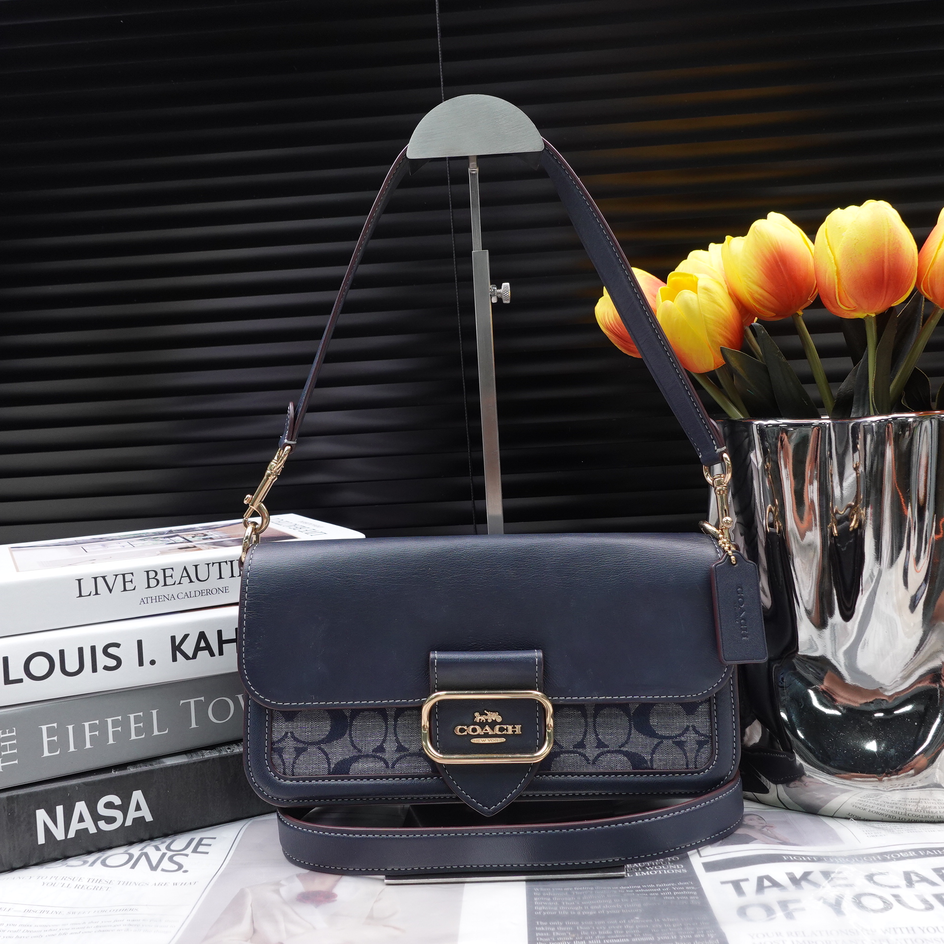 95新 COACH/蔻驰 单肩包/T10222969