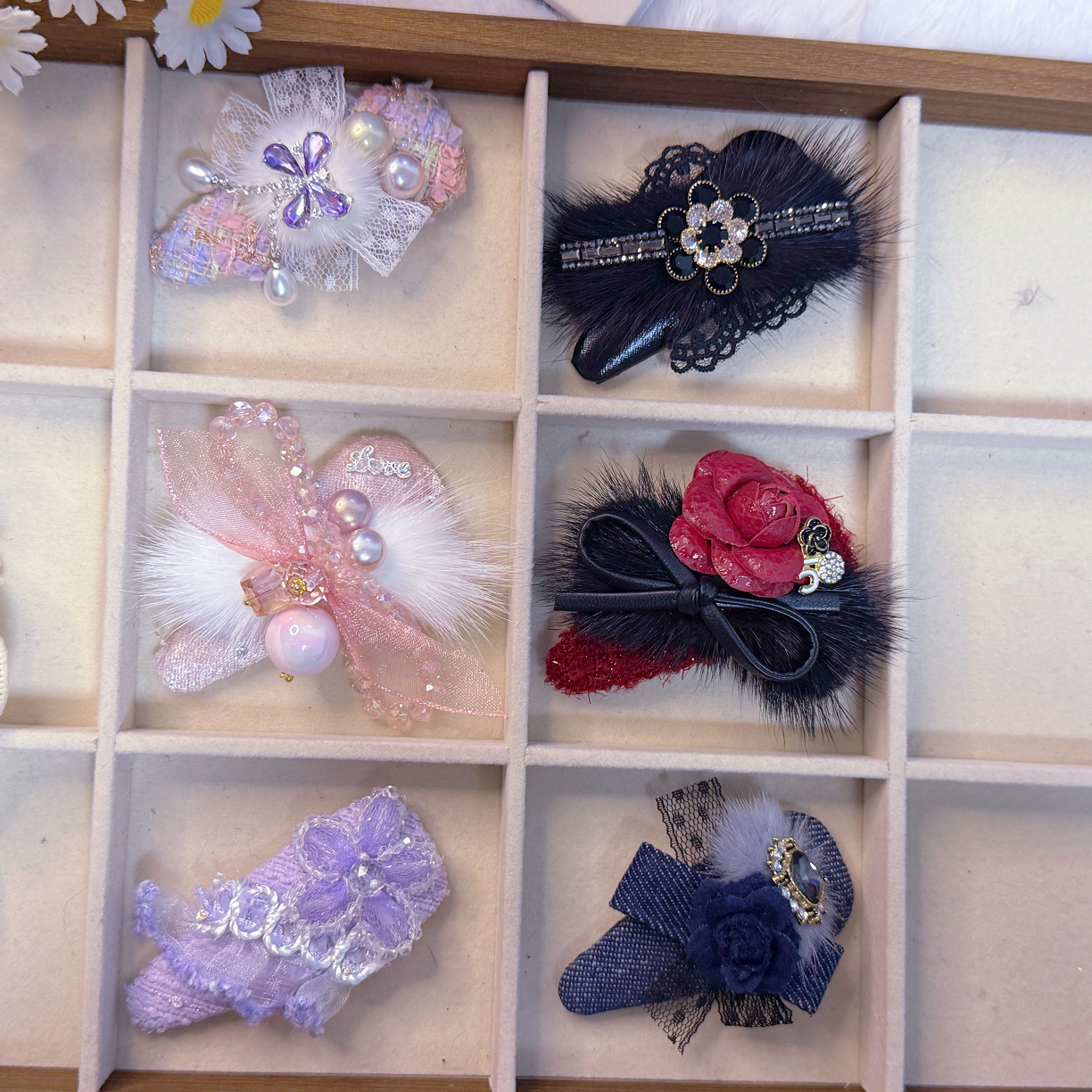 BB夹仙女风休闲风女边夹日韩法式朋克风发夹千金风发卡