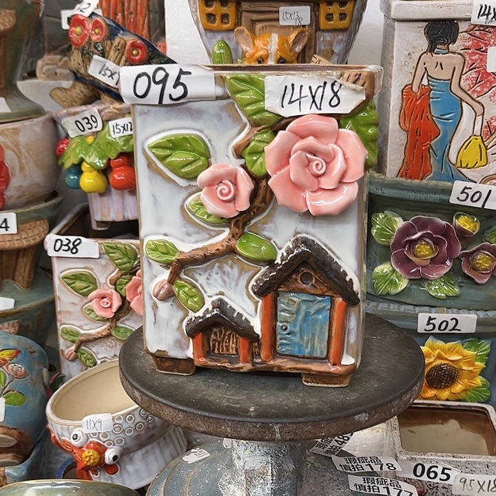 粗陶材质多肉花盆