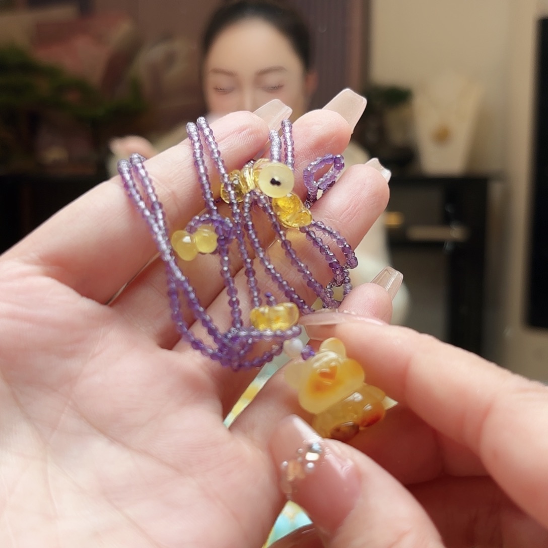 琥珀未镶嵌手镯琥珀