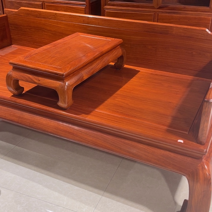 紫檀木类柜类家具＄***乐缅甸花梨木罗汉床定金