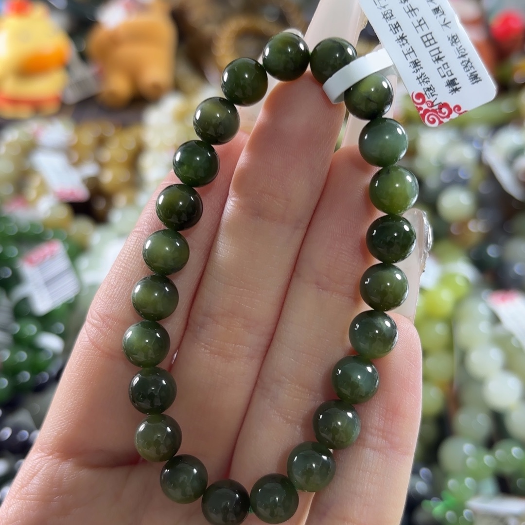 和田玉未镶嵌手链79