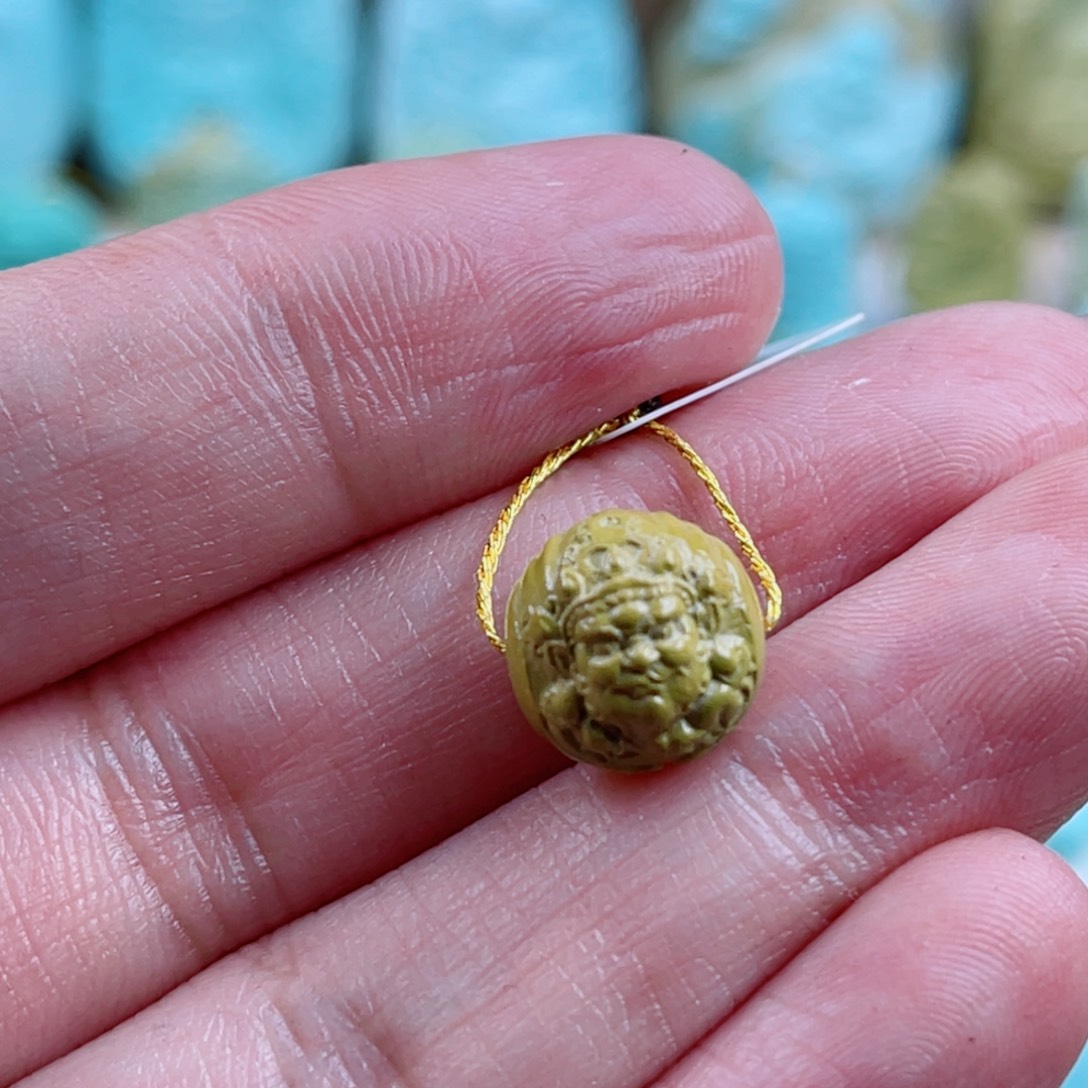 绿松石未镶嵌珠宝奇石10mm