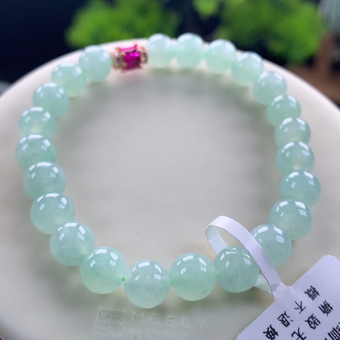 孙***孙翡翠未镶嵌手链卡8