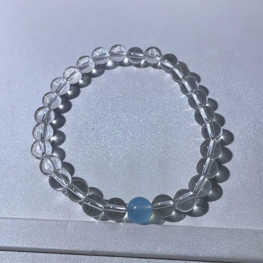 水晶手链未镶嵌白水晶手链