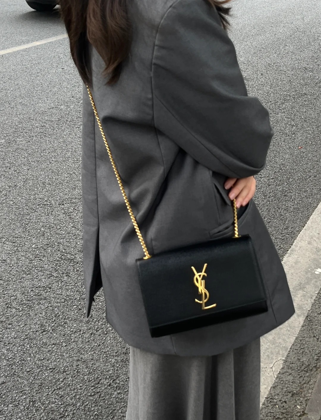99新 YSL/圣罗兰 kate小号黑金/99新/优选
