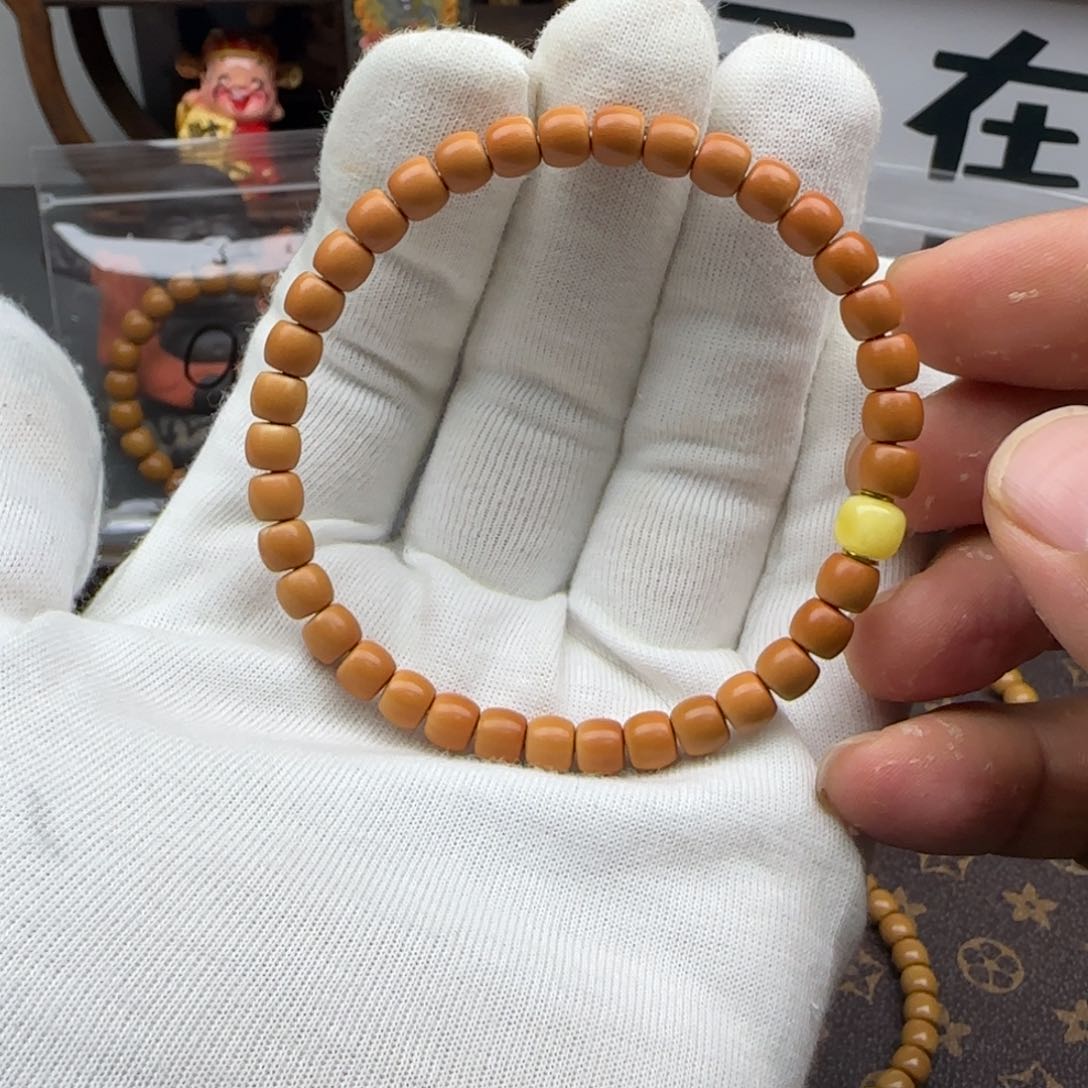 橄榄核手串清水树王6.2mm单圈