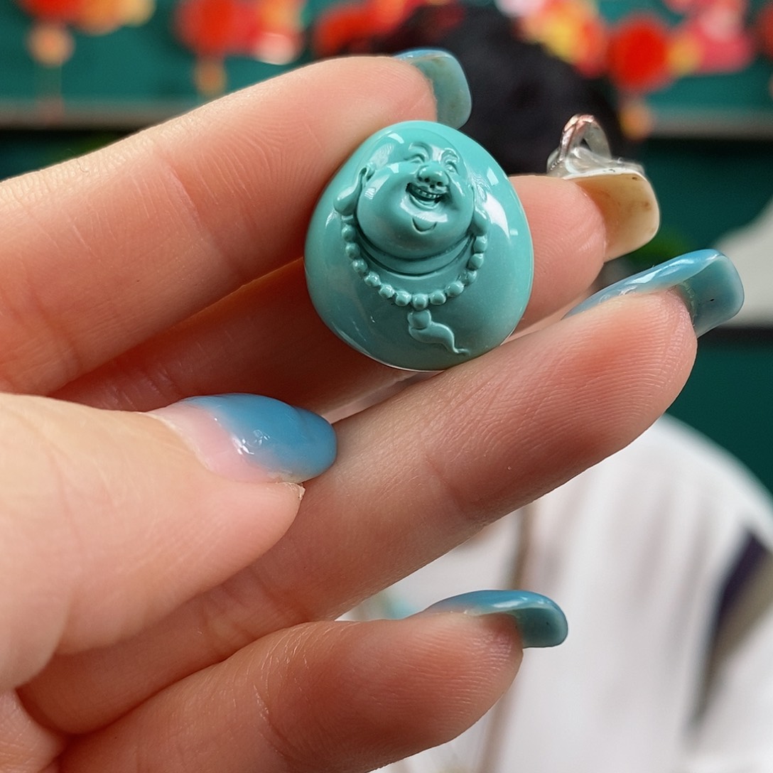 绿松石珠宝奇石未镶嵌