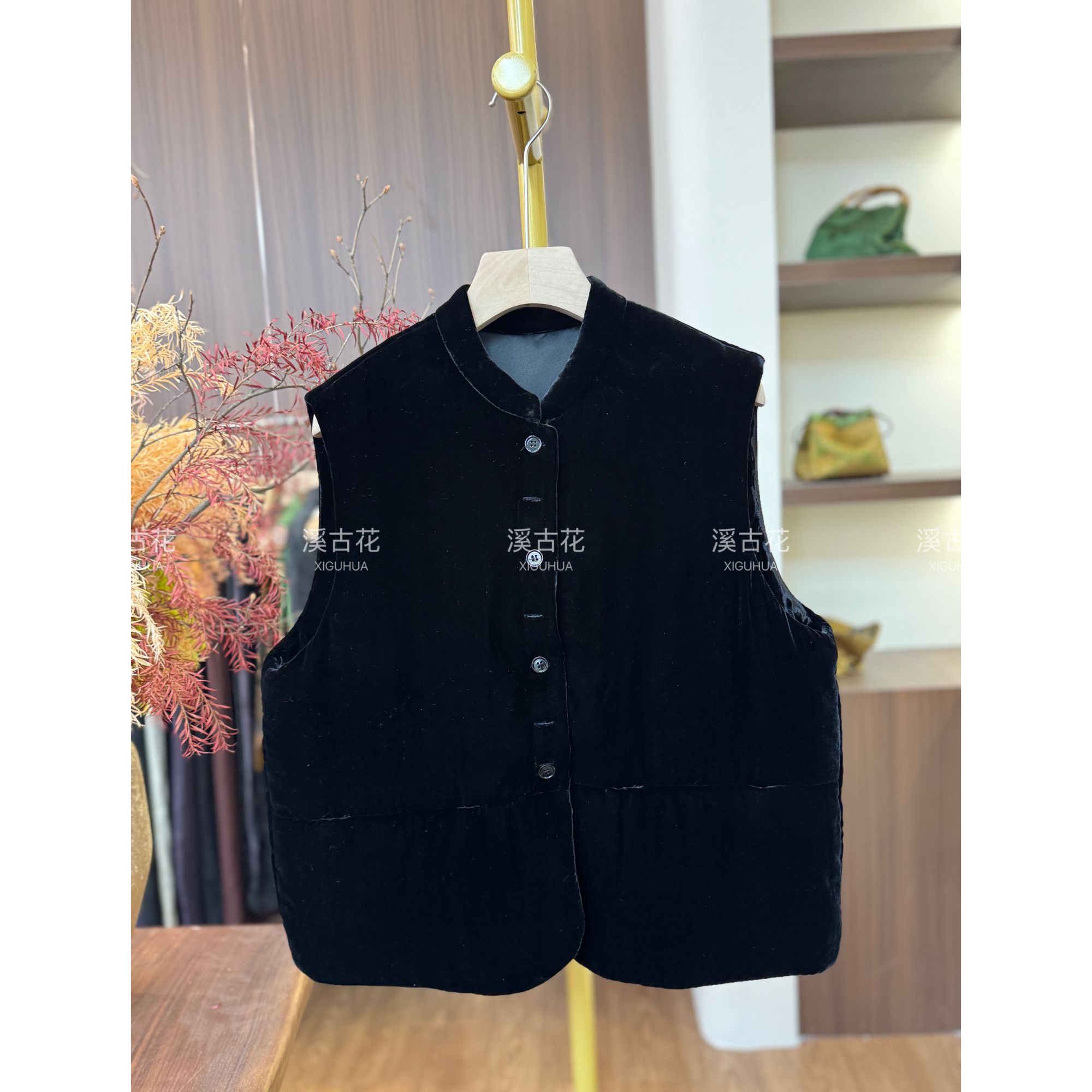 【小暖心】2025秋冬新款丝绒马甲重工棉马甲加厚加绒保暖冬季
