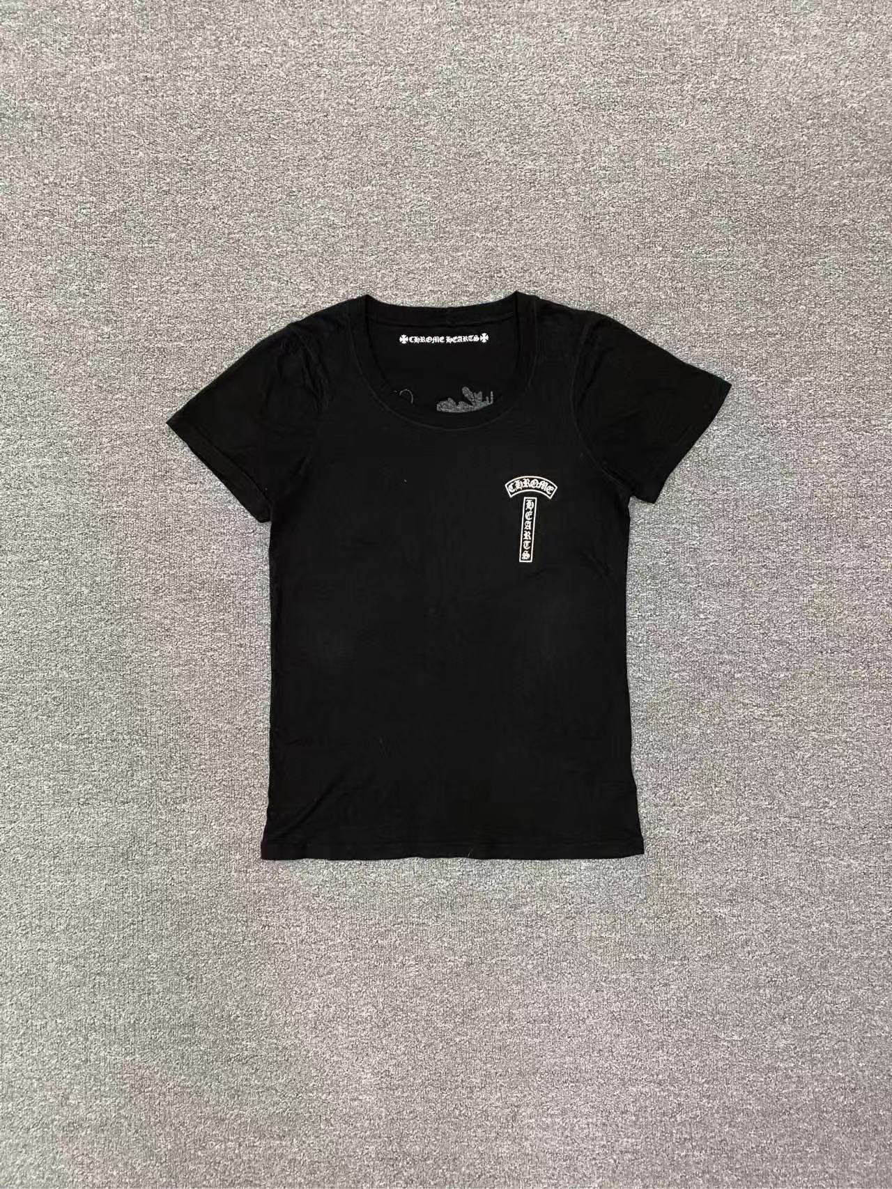 99新 Chrome Hearts/克罗心 涂鸦印花短袖/黑色/XS码
