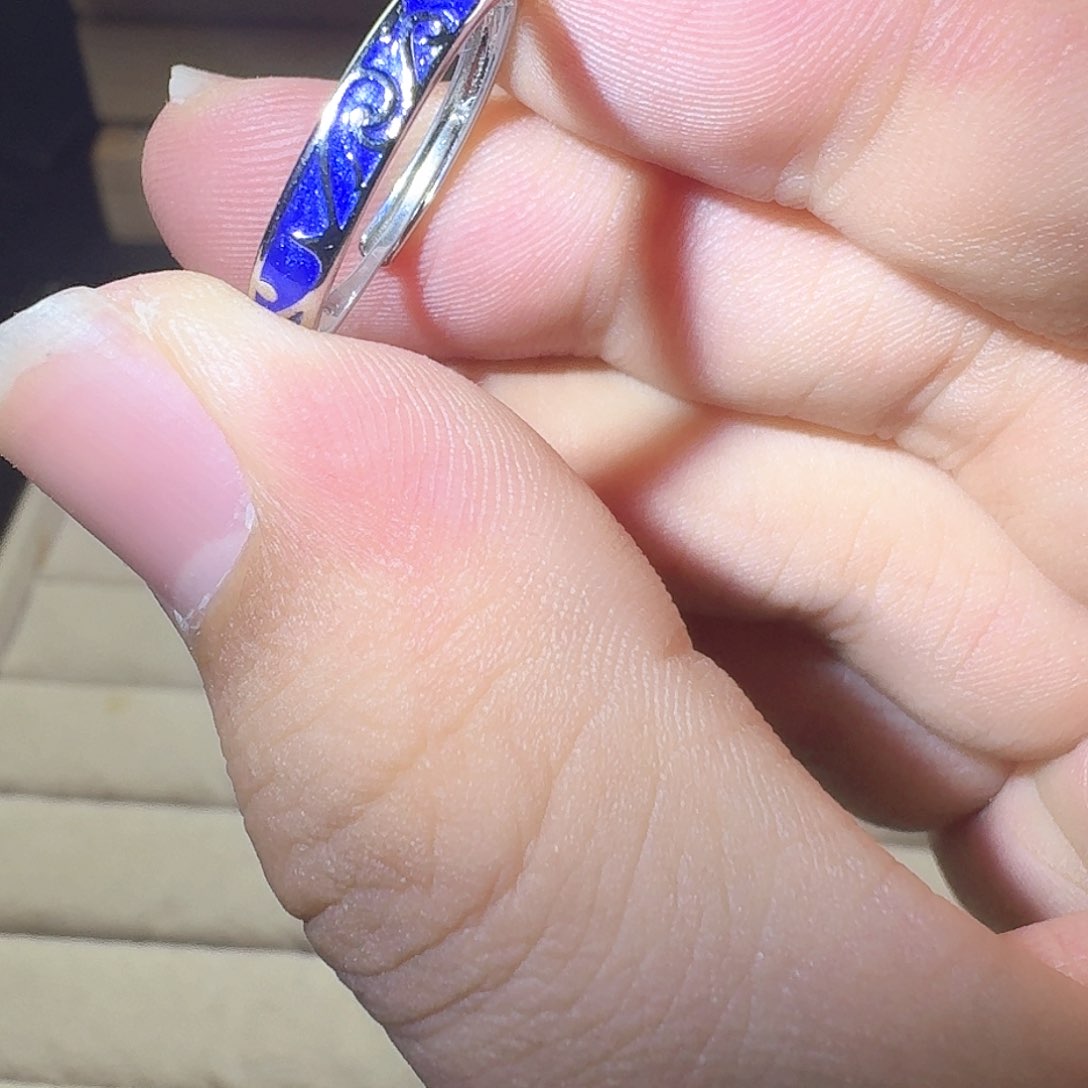 芙蓉石戒指银S925镶嵌