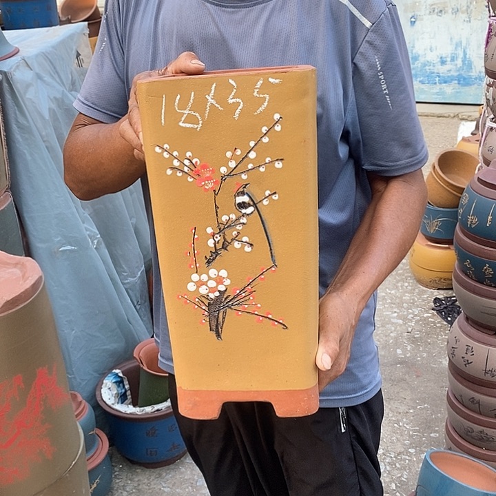 紫砂花盆紫砂花盆