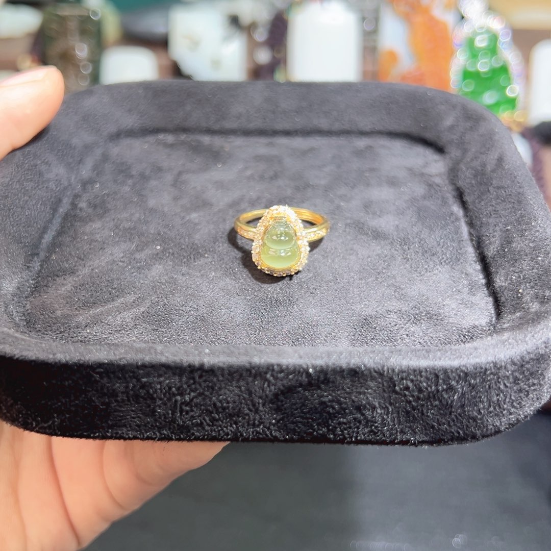 和田玉（糖玉）未镶嵌戒指