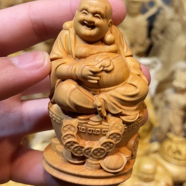黄杨木小瑕疵元宝米勒