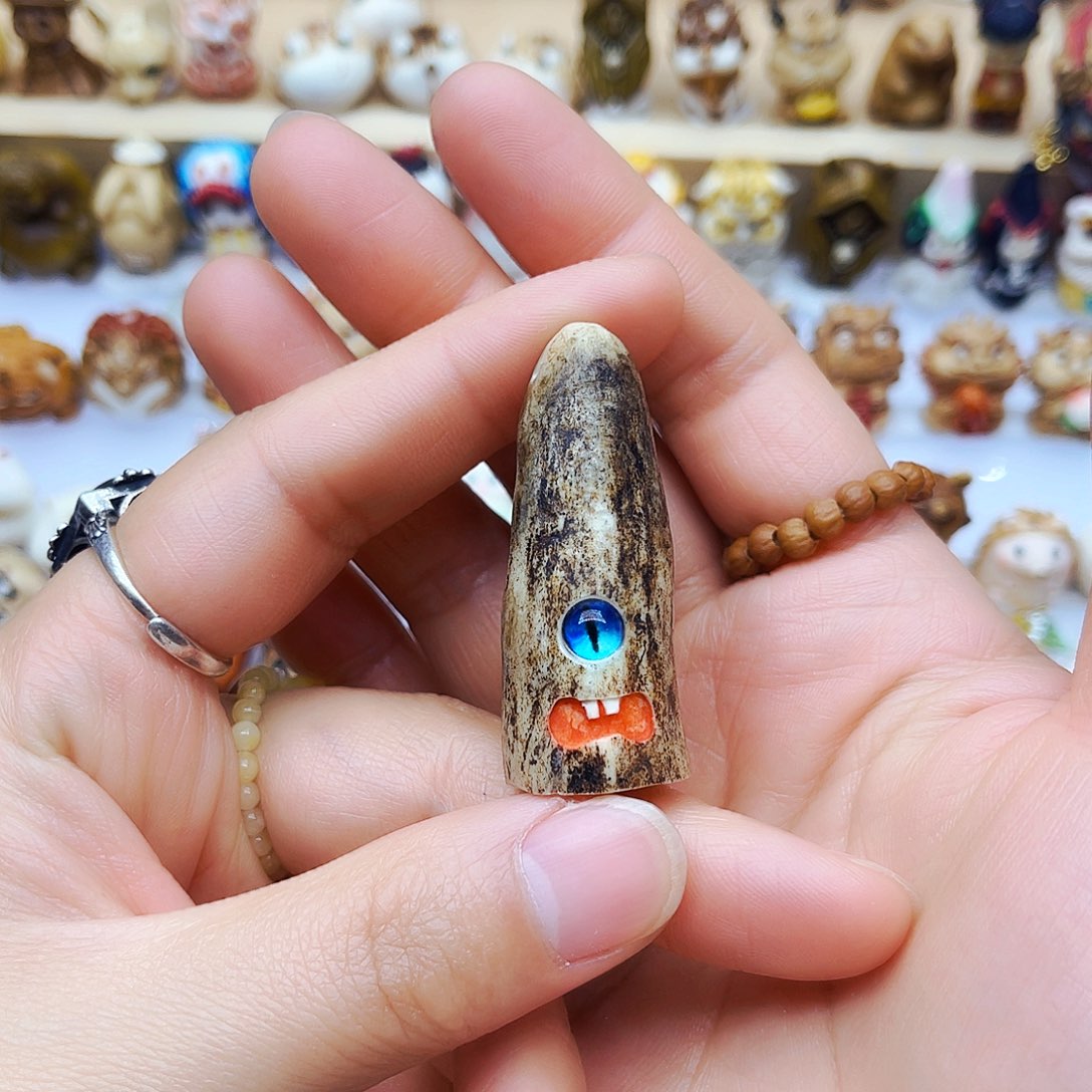 其他鹿骨手工打磨配饰