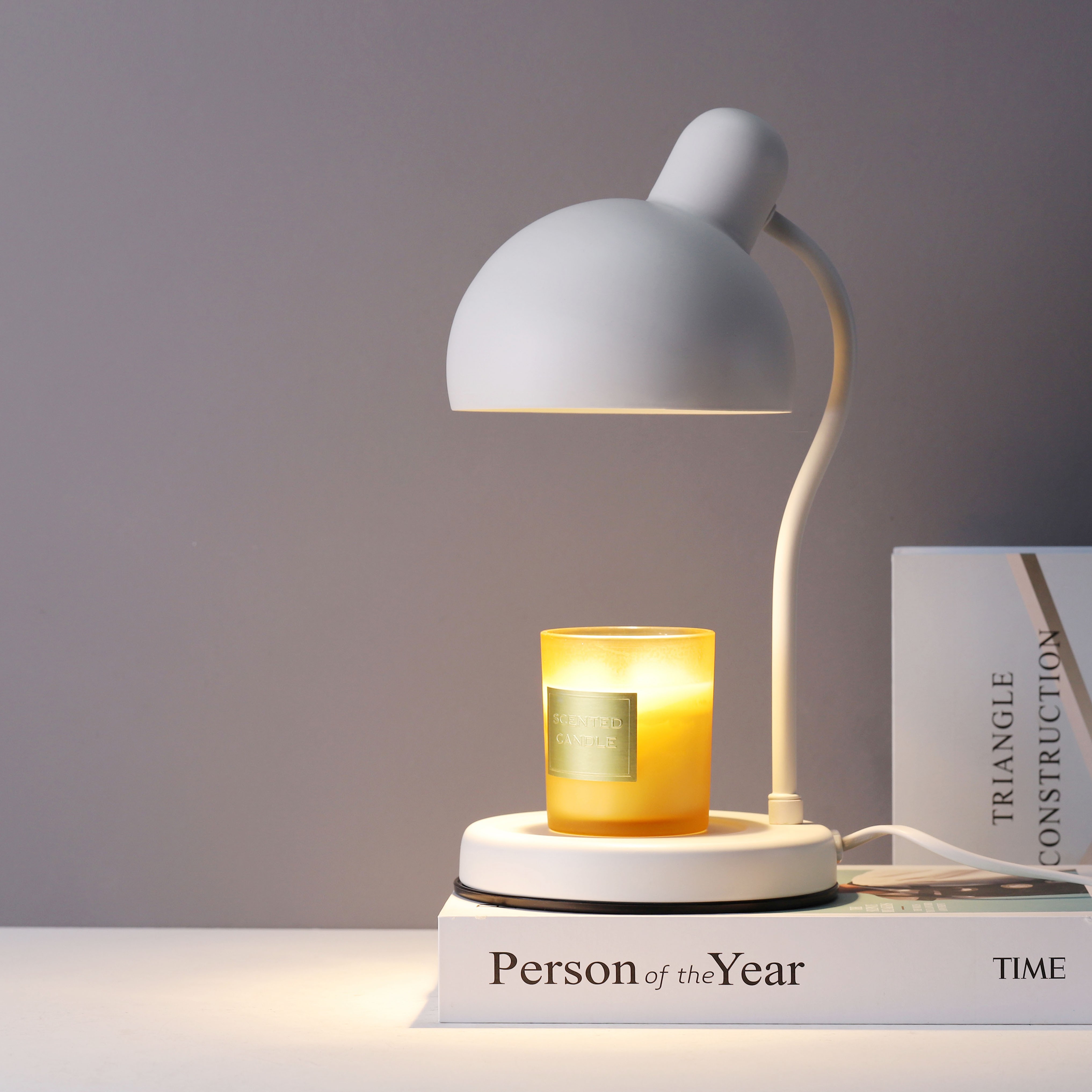  融蜡香熏灯小天鹅无火卧室氛围感台灯定时轻奢生日礼物