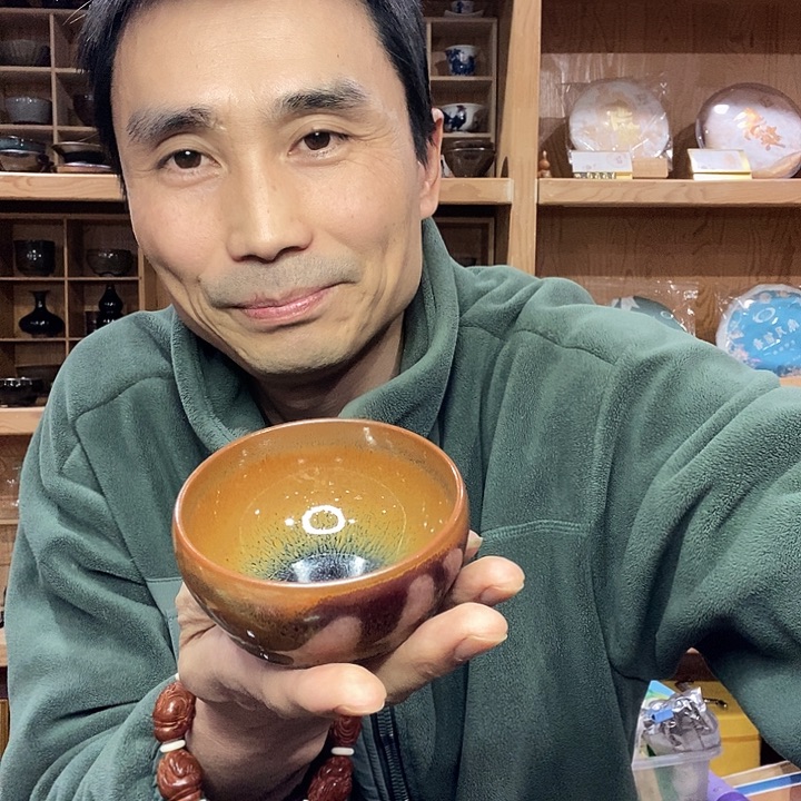 手功柴烧建盏一个