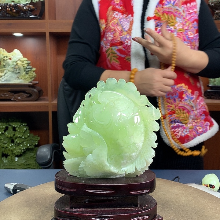 蛇纹石玉（覆膜）珠宝奇石未镶嵌✨***✨