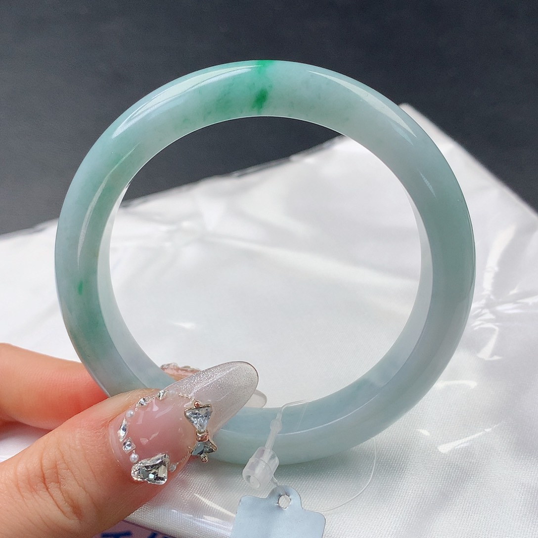 翡翠手镯未镶嵌103正56.5